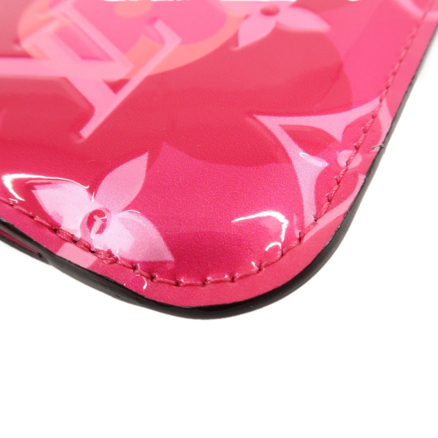 Louis Vuitton Monogram Vernis Pochette Cles Coin Case Flora M90586