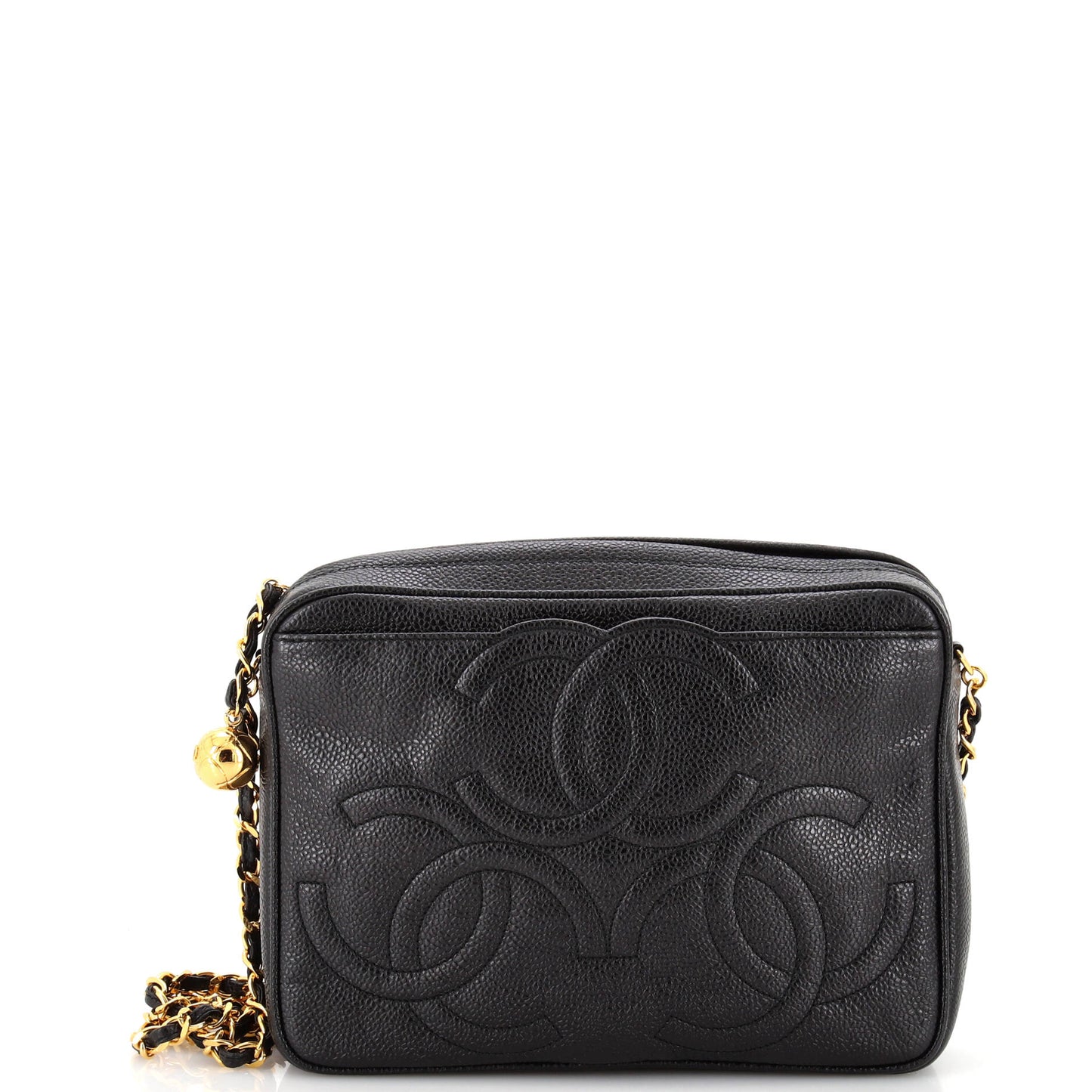 CHANEL   Triple CC Camera Bag Caviar Small