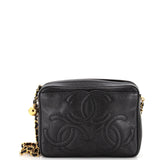 CHANEL   Triple CC Camera Bag Caviar Small