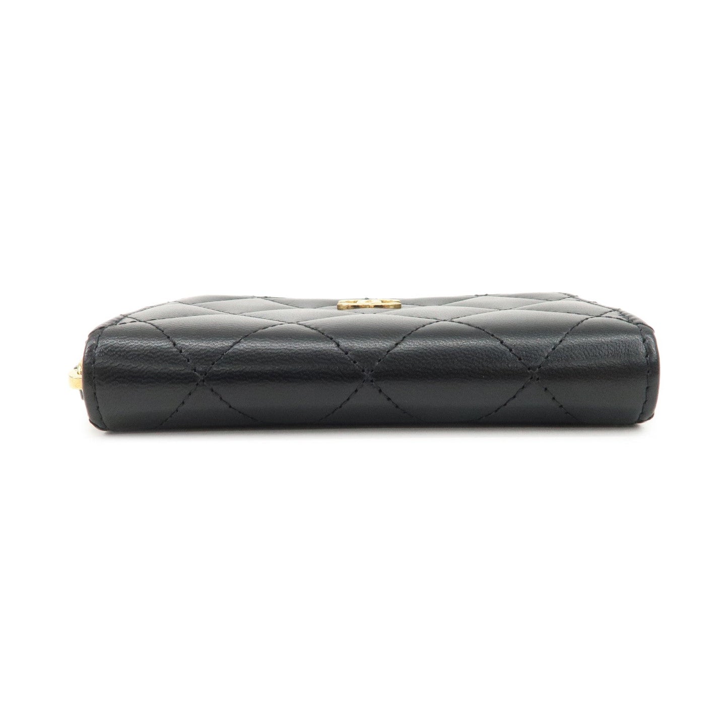 CHANEL Matelasse Caviar Skin Classic Zippy Coin Case AP0216  d