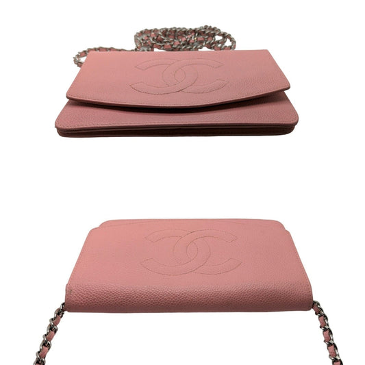 Chanel bag   Pink Caviar Timeless Wallet On Chain WOC