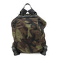 PRADA Logo Nylon Leather Camouflage Back Pack Ruck Sack BZ0032  d