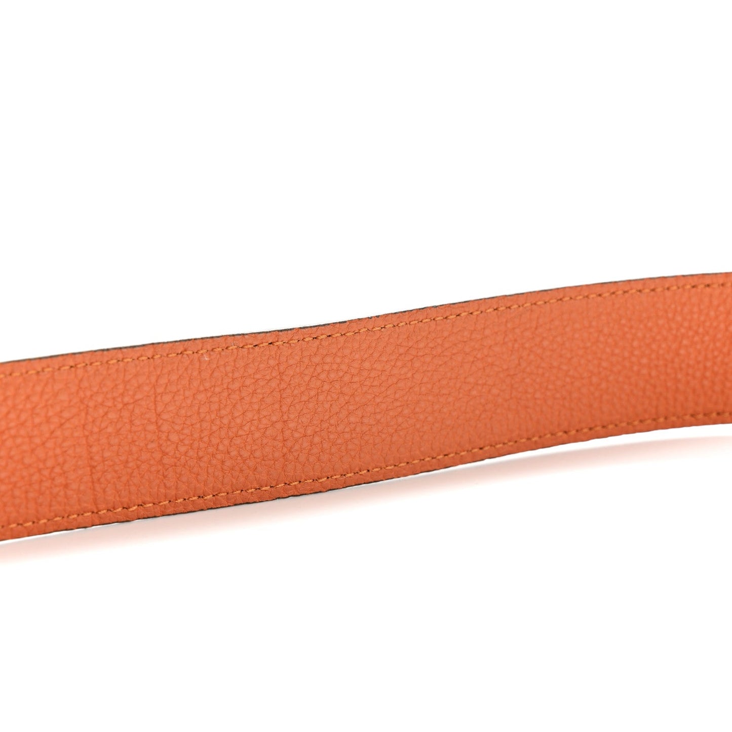 Amelia Box Togo 32mm H Belt 80 32 Black Orange