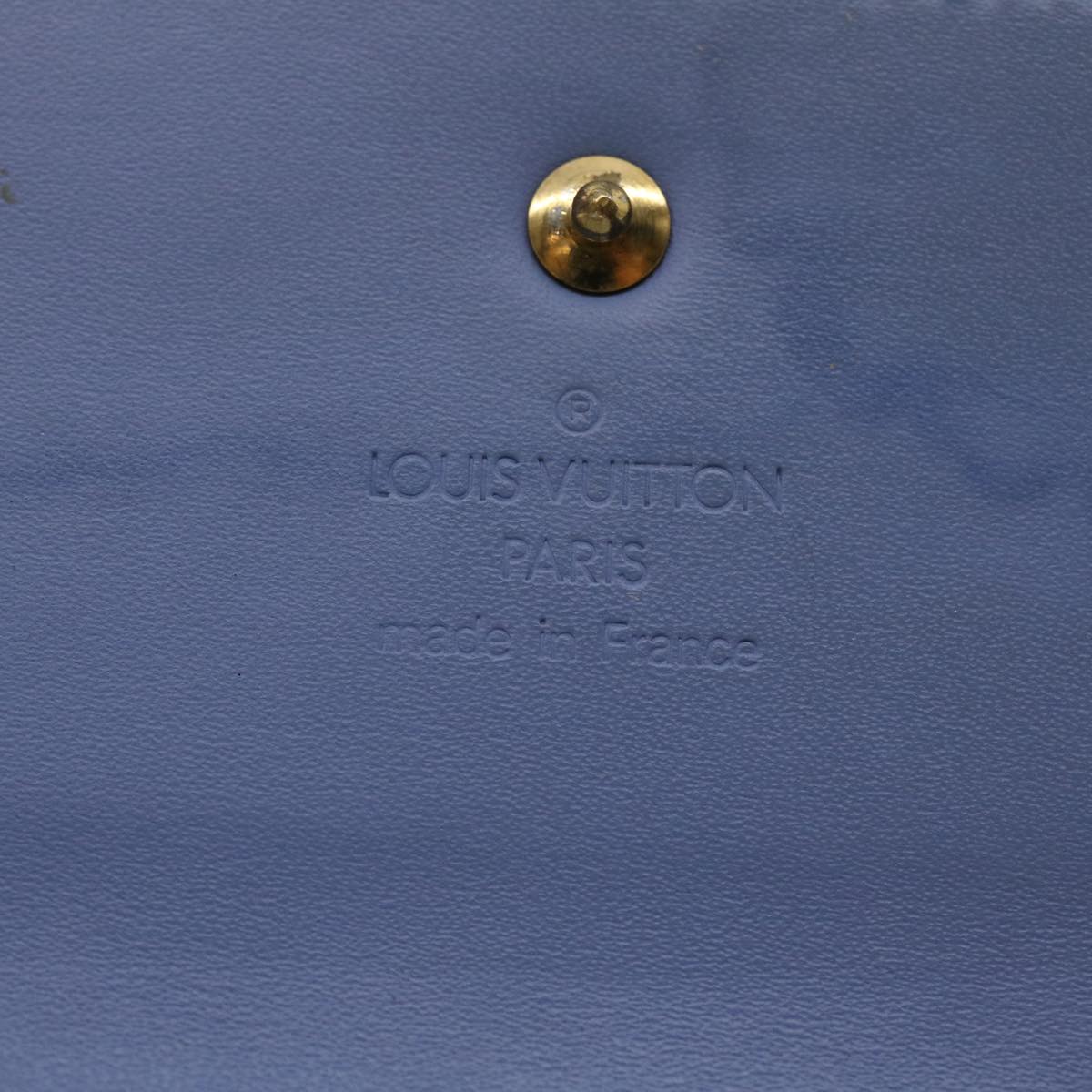 LOUIS VUITTON Vernis Porte Tresor International Wallet Lavande M91245 Auth 39472