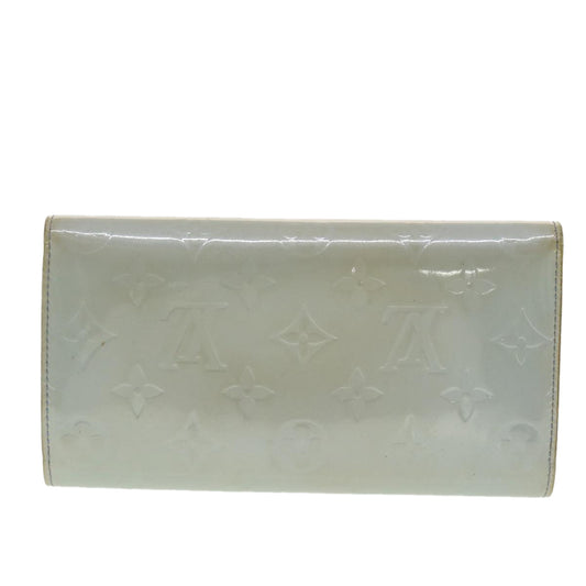 LOUIS VUITTON Vernis Porte Tresor International Wallet Lavande M91245 Auth 39472