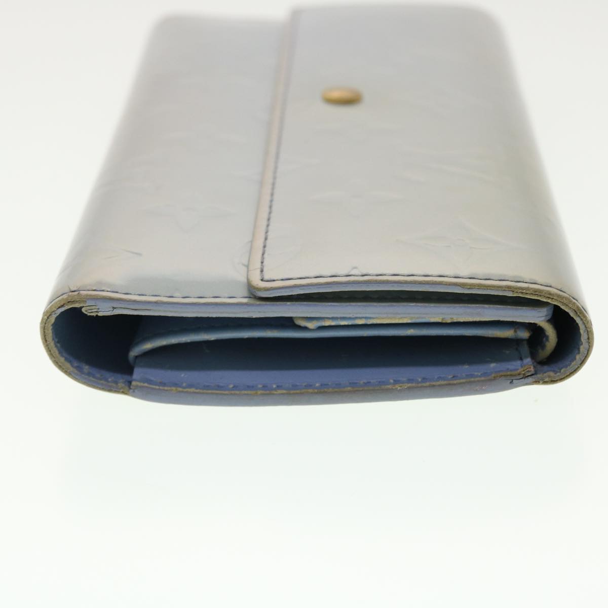 LOUIS VUITTON Vernis Porte Tresor International Wallet Lavande M91245 Auth 39472