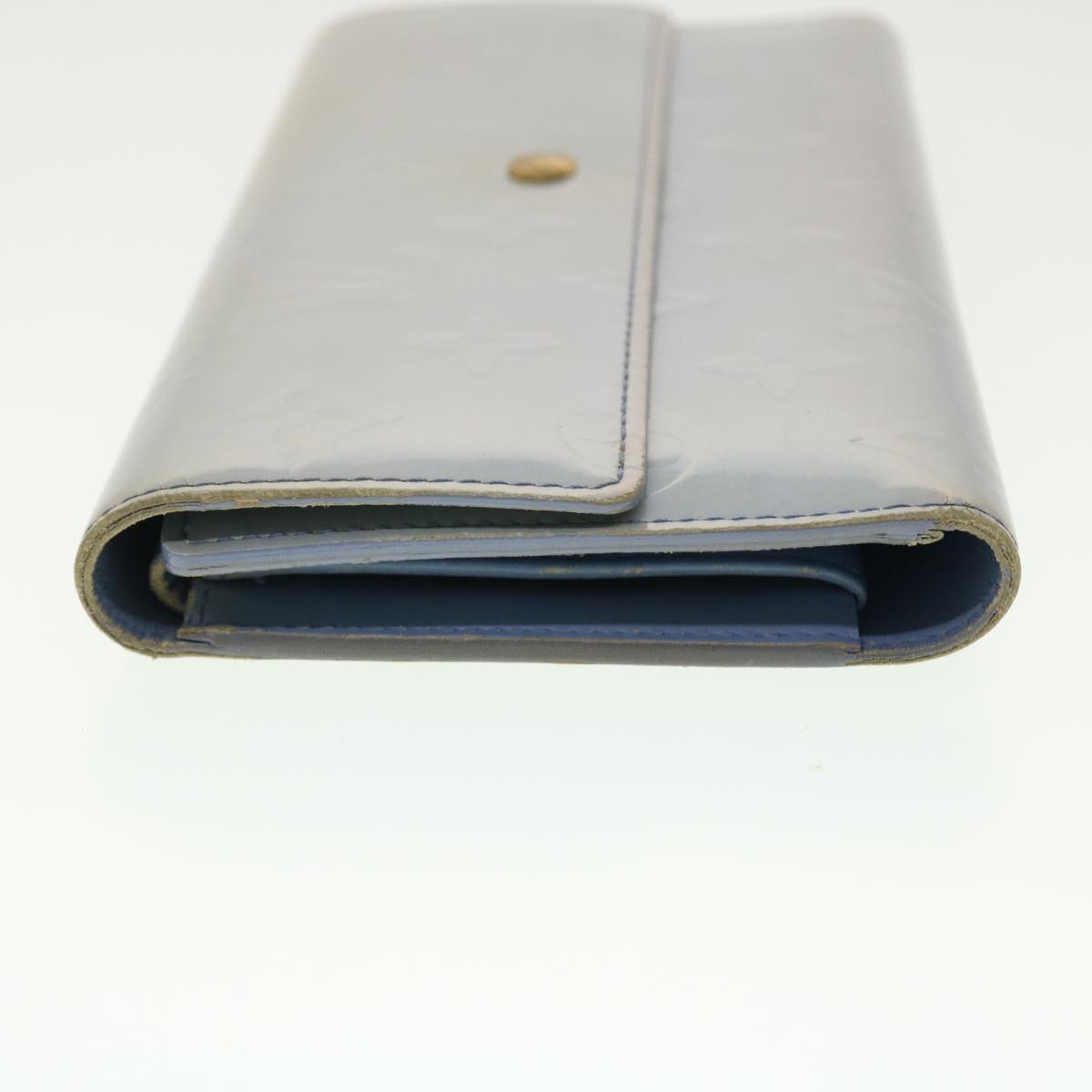 LOUIS VUITTON Vernis Porte Tresor International Wallet Lavande M91245 Auth 39472