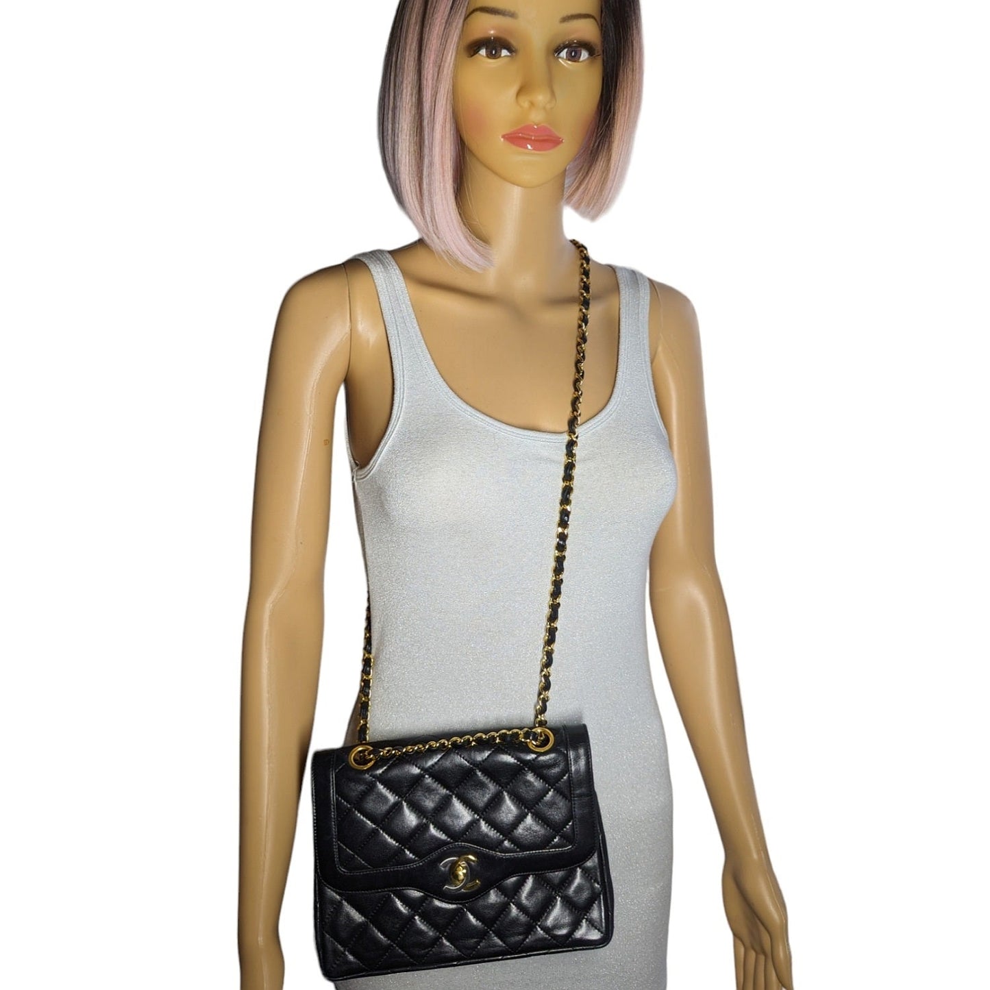 Chanel bags   Black Coco Paris Double Flap Bag
