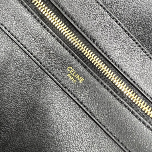 CE Medium Leandre Bag In Supple Black For Women 14in/35Amelia197263DV7.38NO