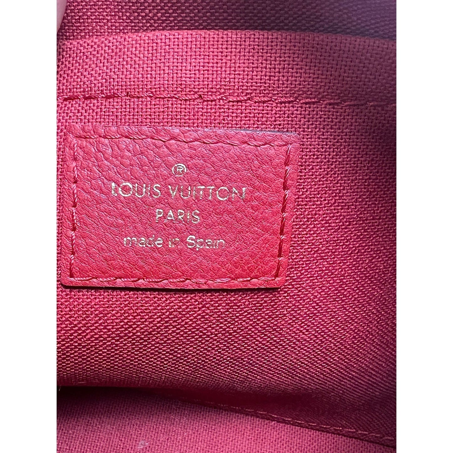 LOUIS VUITTON Pallas Monogram Clutch Cherry Crossbody