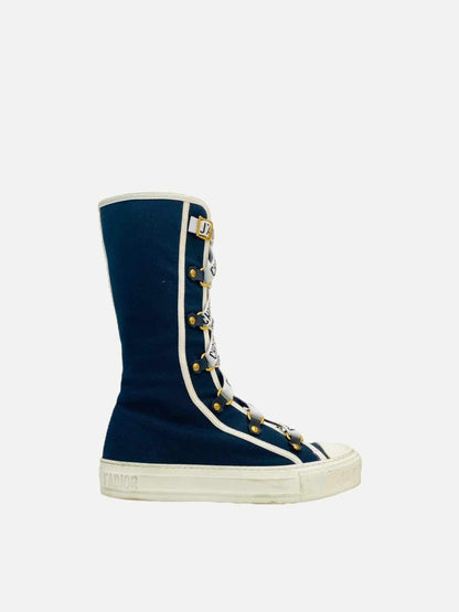 DIOR Walk'n'Dior Navy Blue Size EU 36 Sneakers