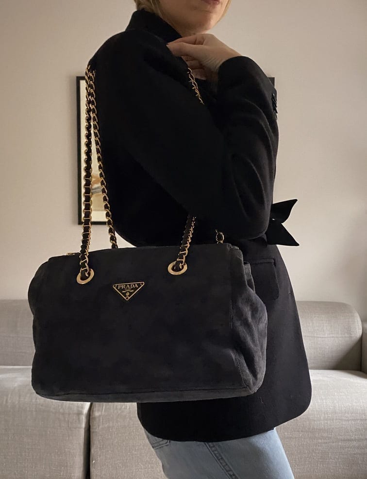 Prada Suede Tote