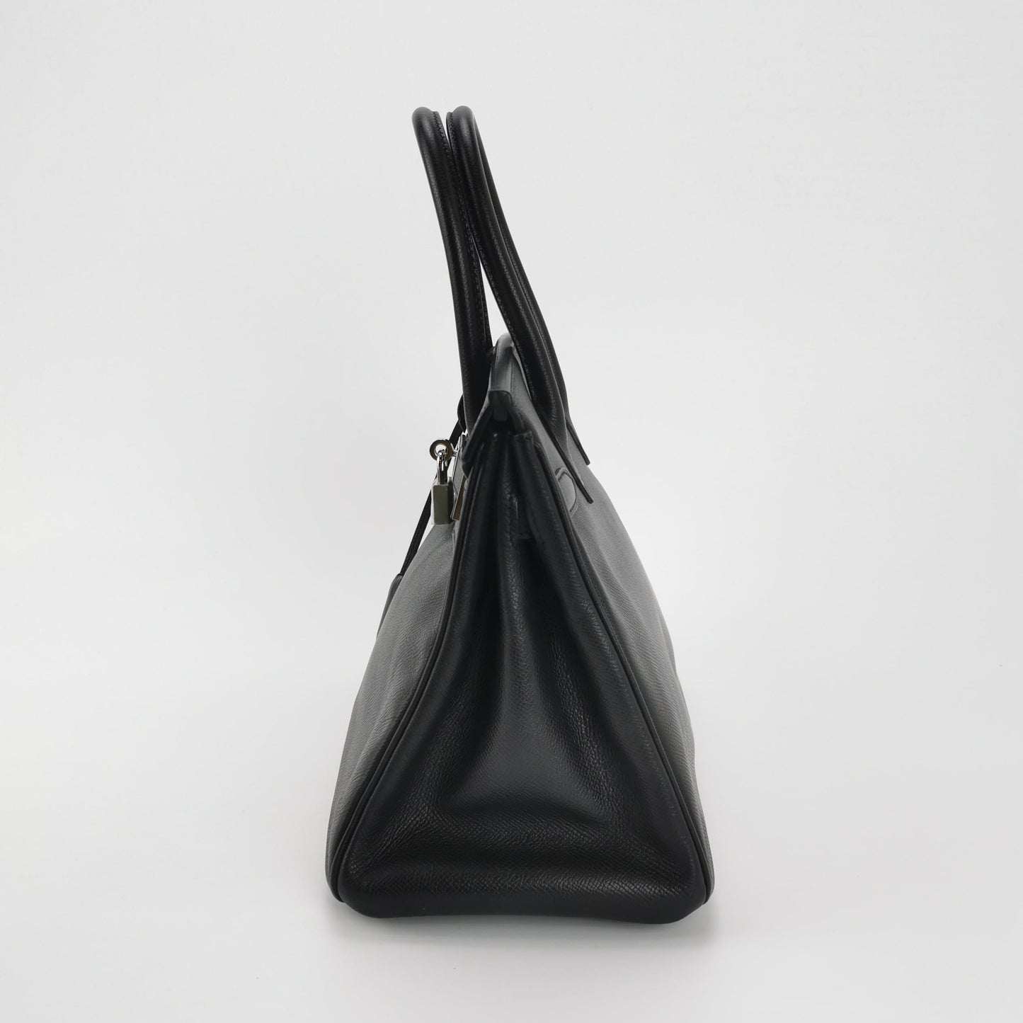 Hermes Birkin 30 Black Epsom Leather Palladium Hardware 2012