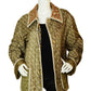 Burberry NWT Natural Monogram-Print Quilted Silk Jacket sz 14