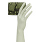 Fendi Green Tea Python Micro Trifold Wallet