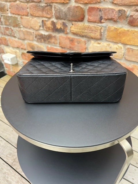 Chanel Classic Flap Caviar Jumbo - FULL SET
