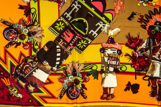 Hermes Kachinas Scarf