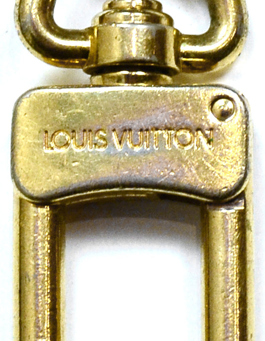 Louis Vuitton Goldtone Key Ring Pochette Extender