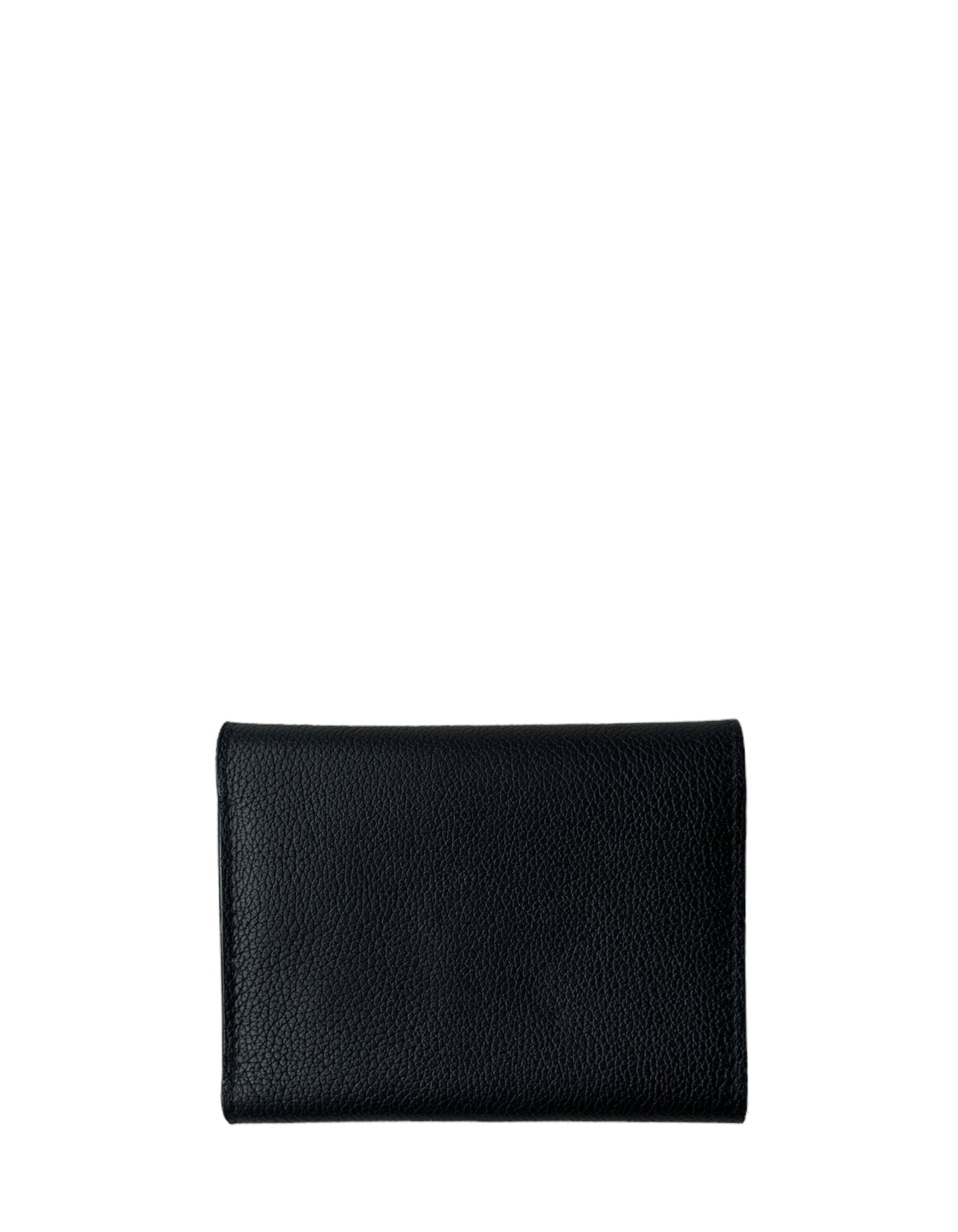 Louis Vuitton Black Leather MyLockMe Compact Wallet
