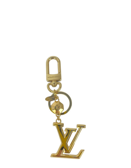 Louis Vuitton Gold Logo Keychain/Bag Charm