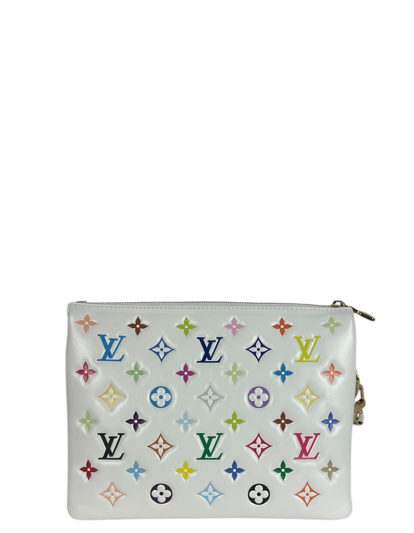 Louis Vuitton LV x TM White Multicolor Coussin PM