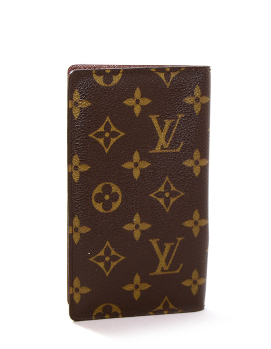 Louis Vuitton Monogram Checkbook Holder/ Wallet