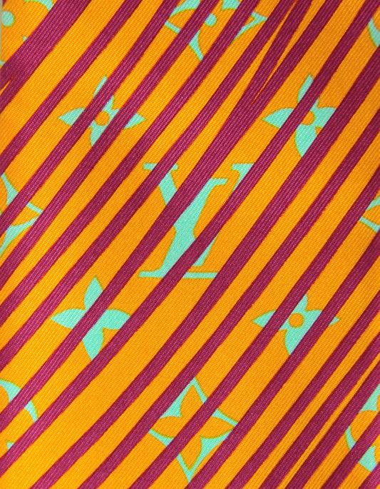 Louis Vuitton Silk Monogram Zebra Stripe Bandeau