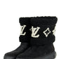 Louis Vuitton NEW Suede/Shearling Snowdrop Flat Ankle Boots sz 39