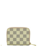 Louis Vuitton Damier Azur Zippy Coin Purse Padlock Wallet