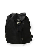 Prada Black Nylon Buckle Backpack Bag