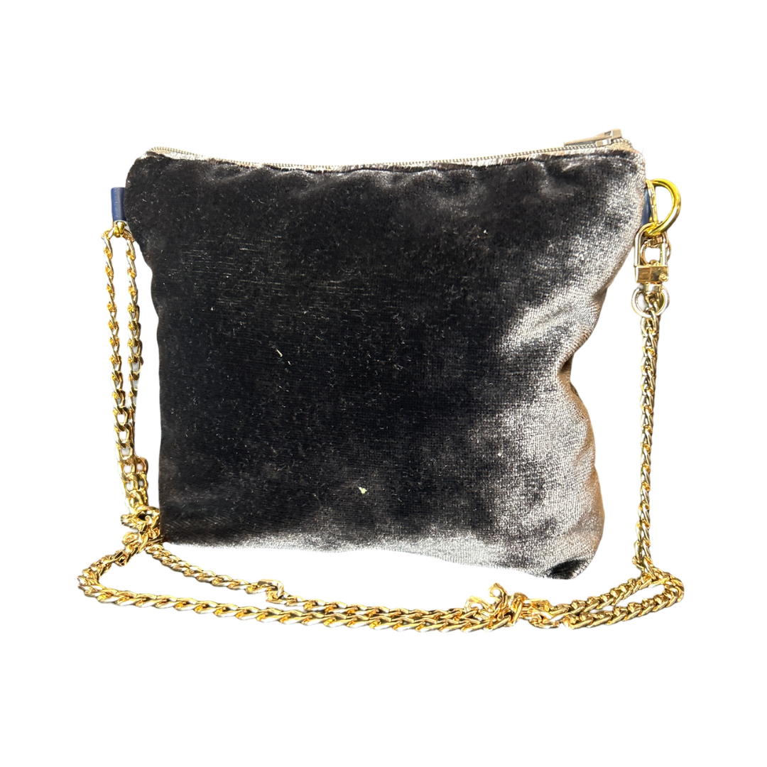 GG Logo Stars   Silk Scarf Crossbody Bag