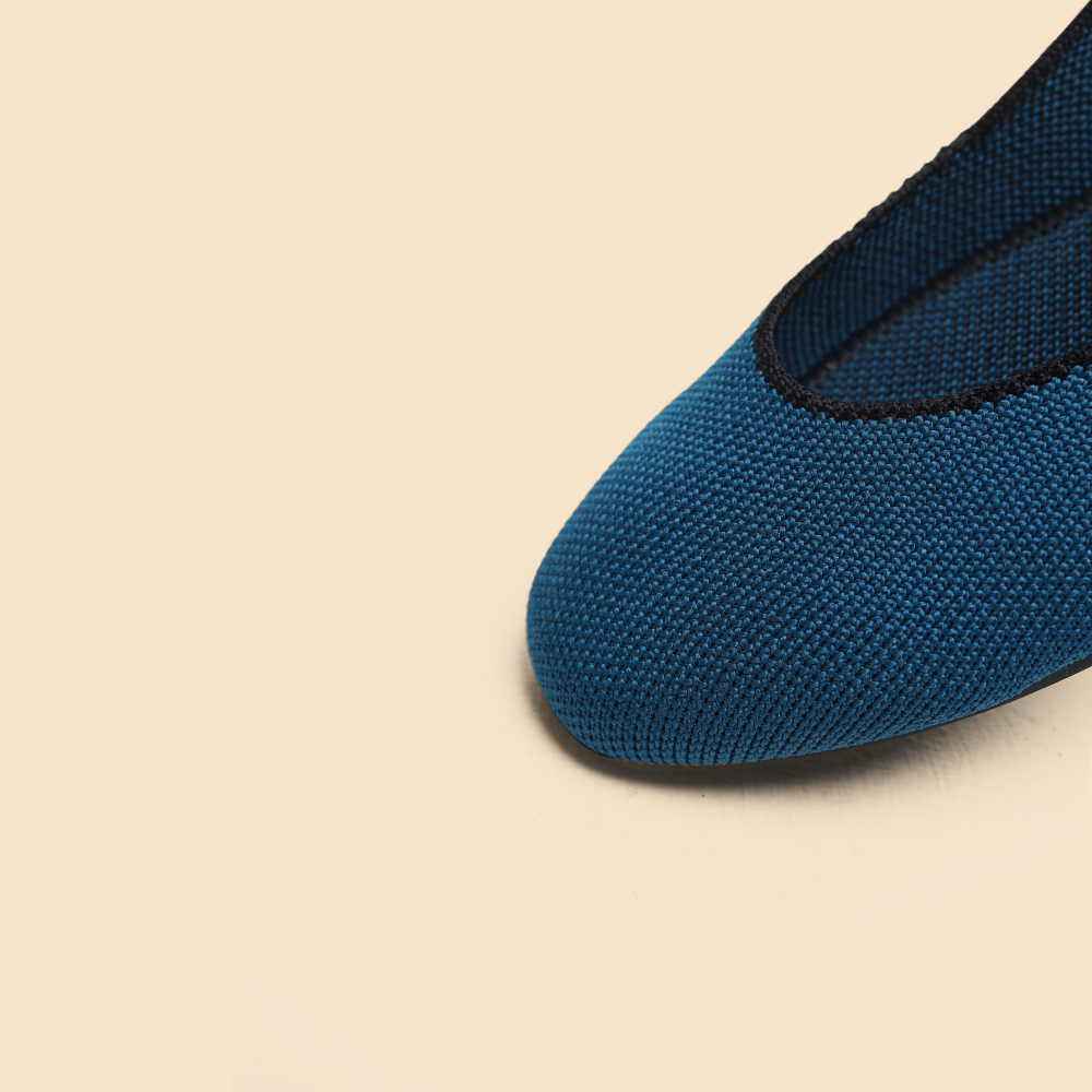 Rothy - Women - The Ballet Flat - Blue Knit