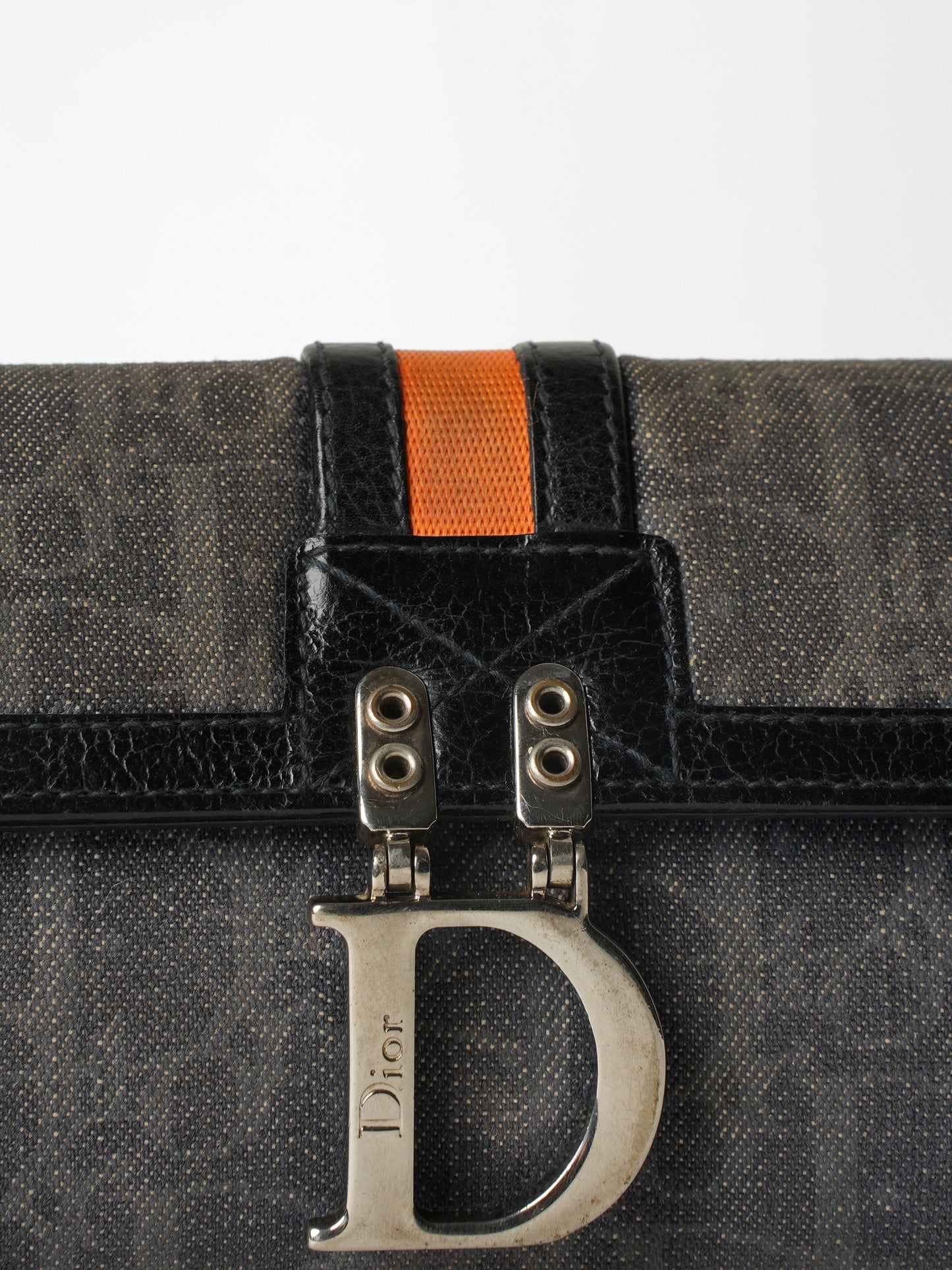 Christian Dior   Cloth Black Wallet