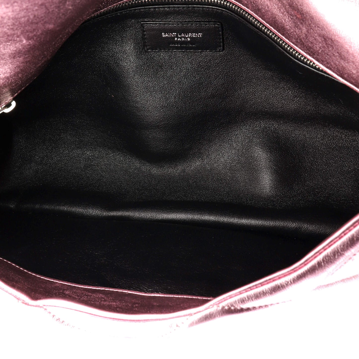 Sade Puffer Envelope Clutch Quilted Leather Large