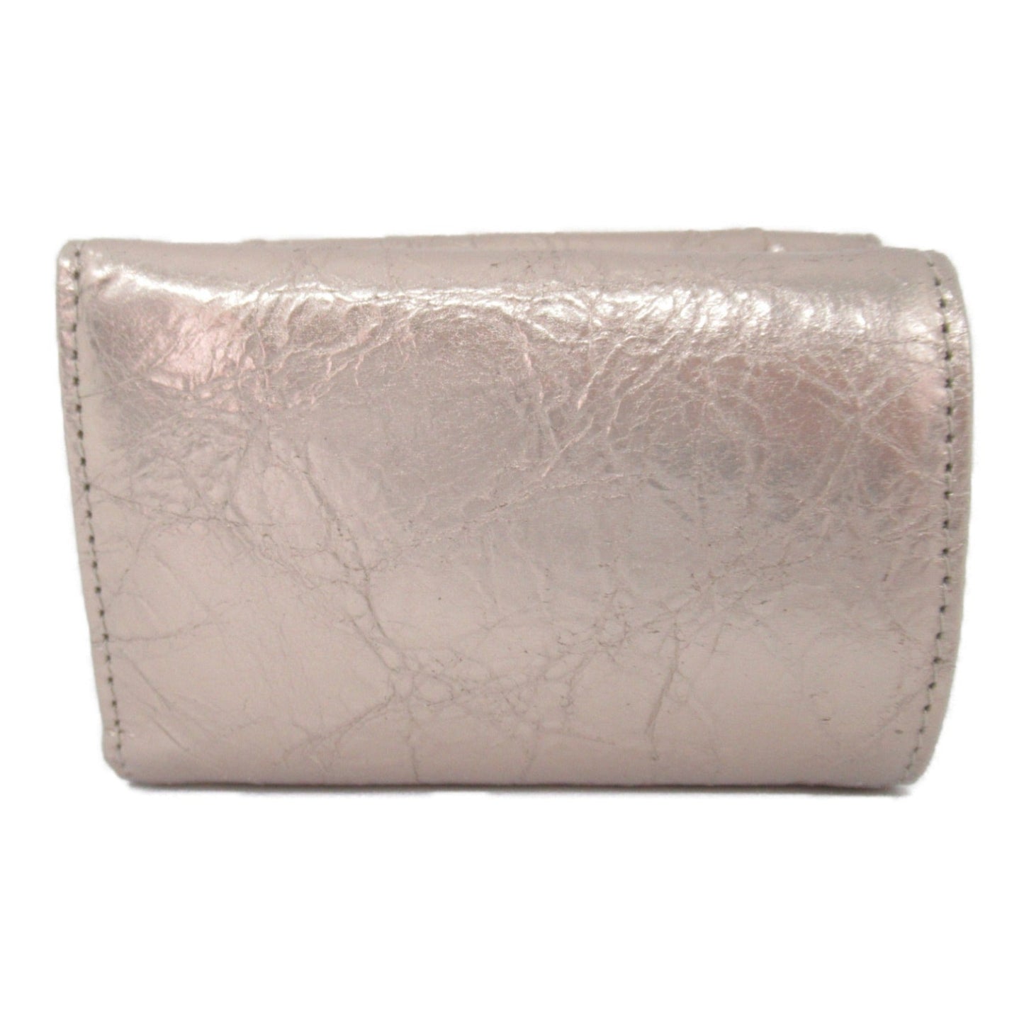 Blnciaga  Leather Middle Wallet (Tri-Fold)