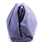 Bottega Veneta Womens The Pouch Hinged Clutch Handbag Purple Leather