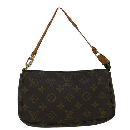 Louis Vuitton Pochette Accessoire  Canvas Clutch Bag