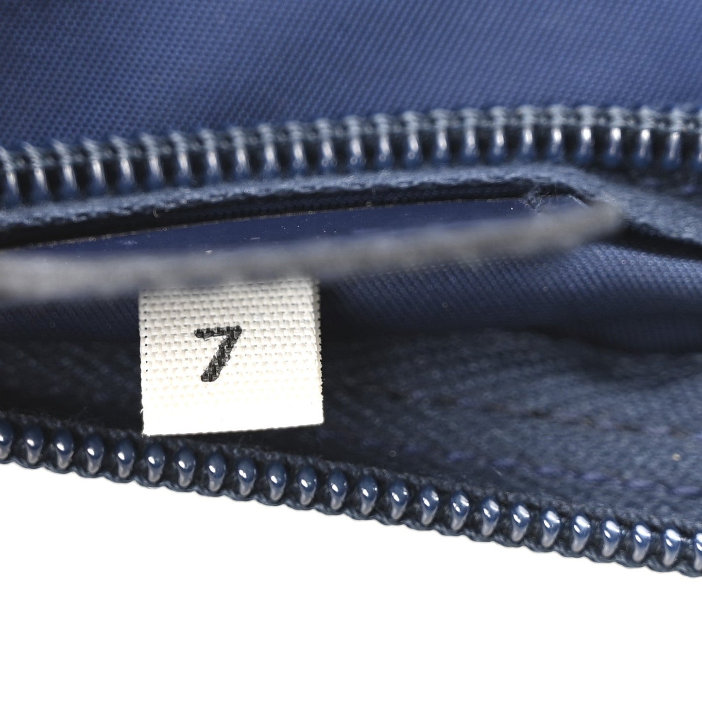 Prada Nylon Vela Cosmetic Pouch Baltico