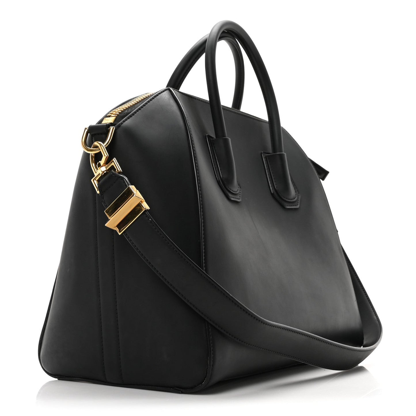 Givenchy Rubber Effect Calfskin Antigona Black