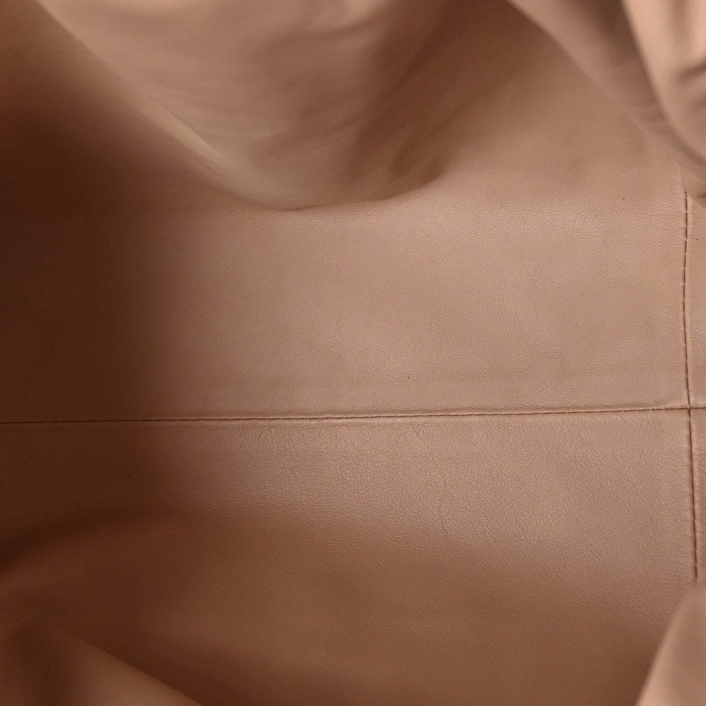 Bottega Veneta Smooth Butter Calf The Pouch Oversized Clutch Nude