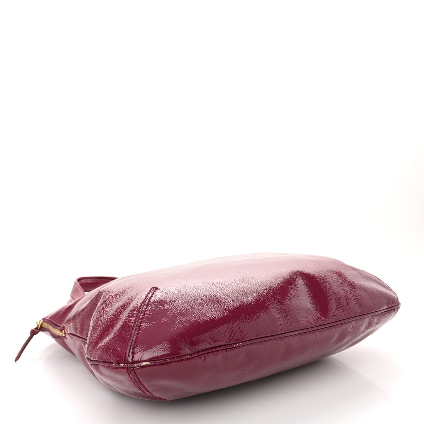 Saint Laurent Patent Tribute Tote Red