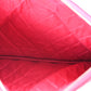 Amelia Lambskin Quilted Medium Cosmetic Case Dark Pink