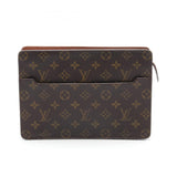 Louis Vuitton Monogram Pochette Homme Canvas Clutch Bag