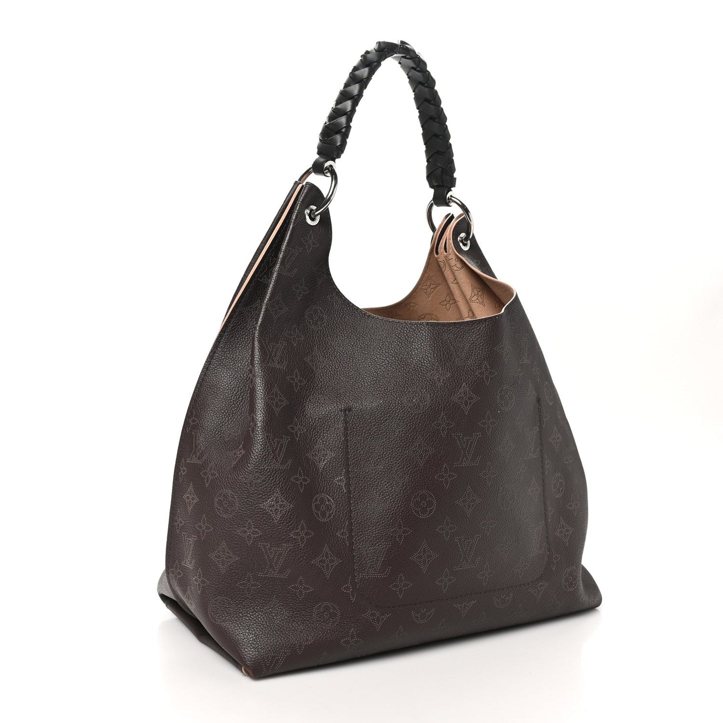 Louis Vuitton Mahina Carmel Hobo Chocolate