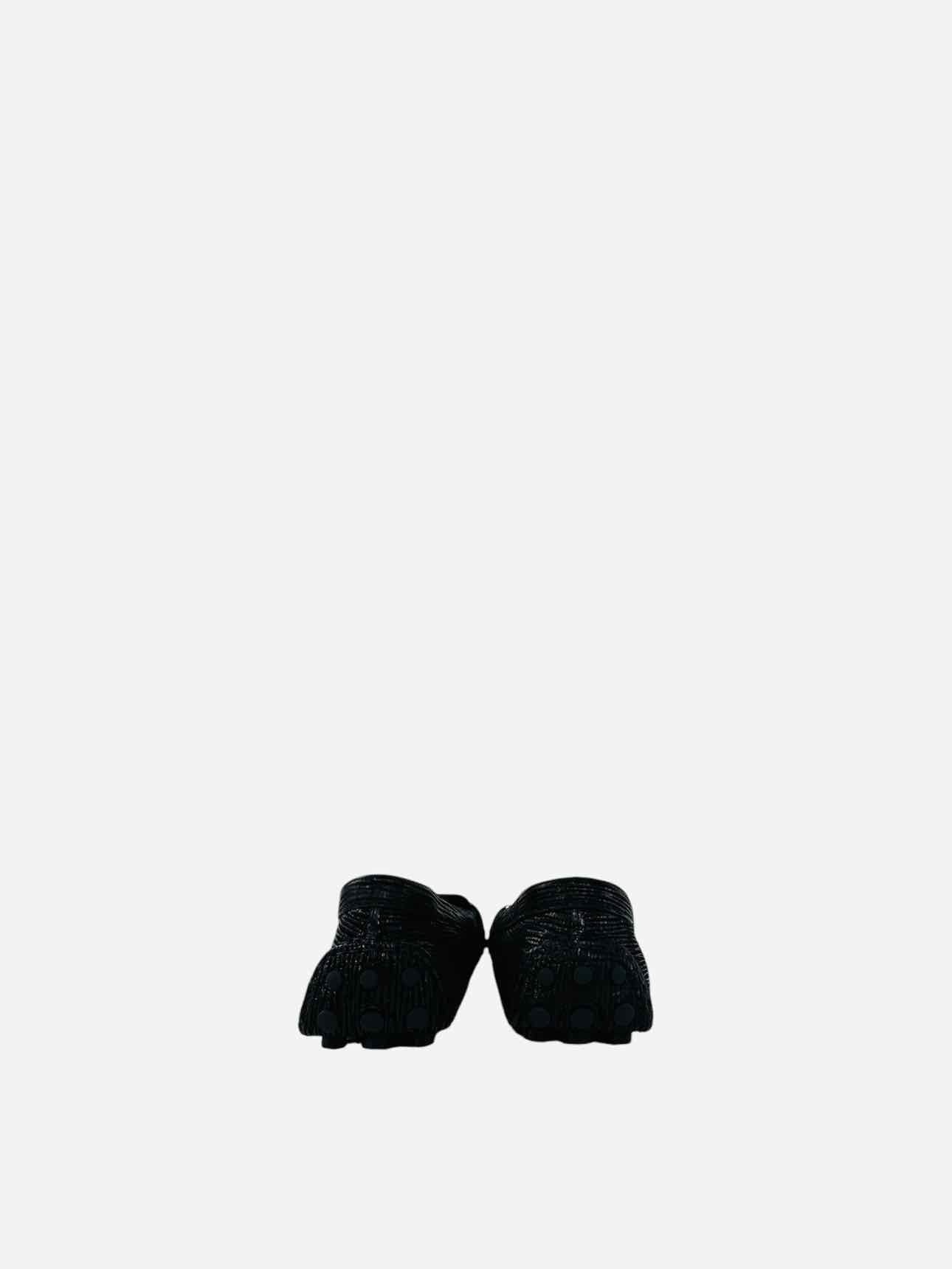 LOUIS VUITTON Oxford Black Size EU 38.5 Loafers