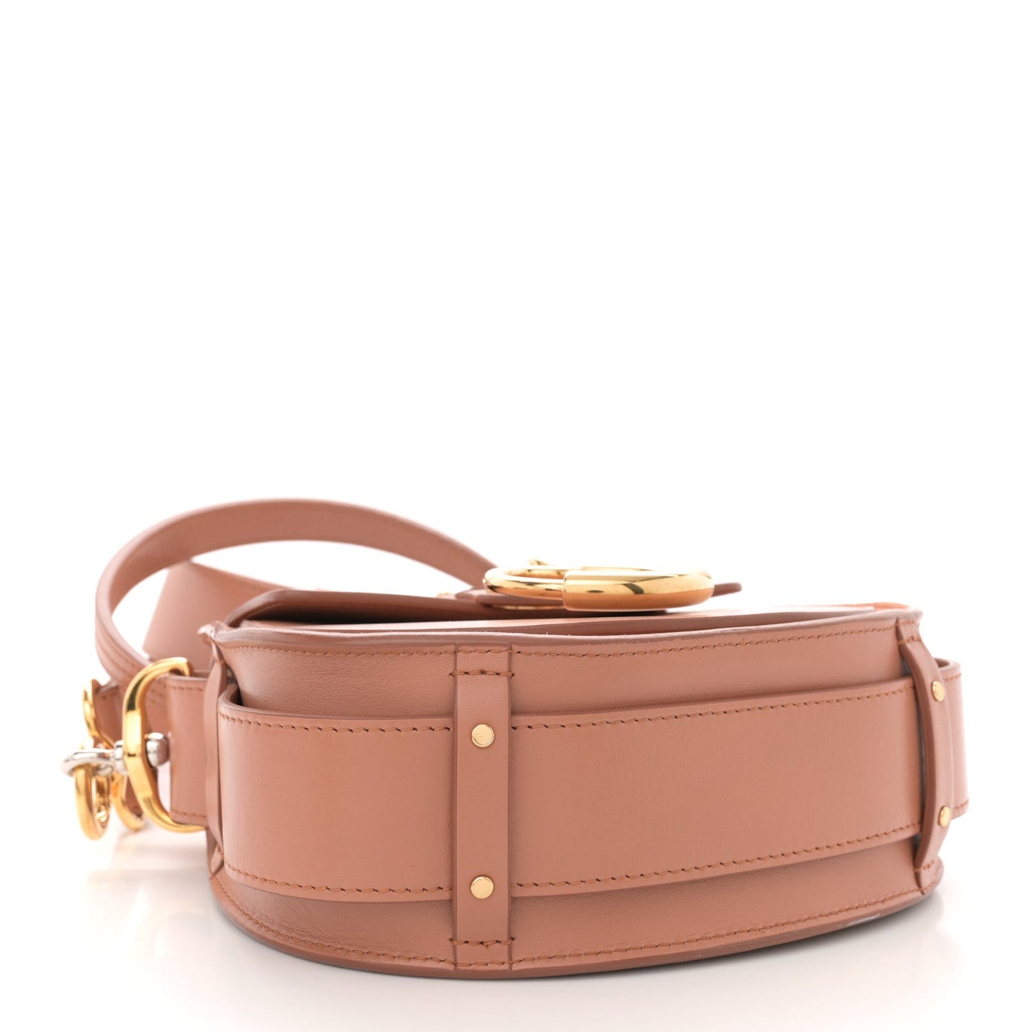 Amelia Calfskin Small Tess Bag Muted Brown