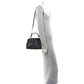 Amelia Nappa Mini Peekaboo Iconic Satchel Black