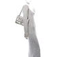 Amelia Striped Calfskin 2.55 Reissue 226 Flap Silver