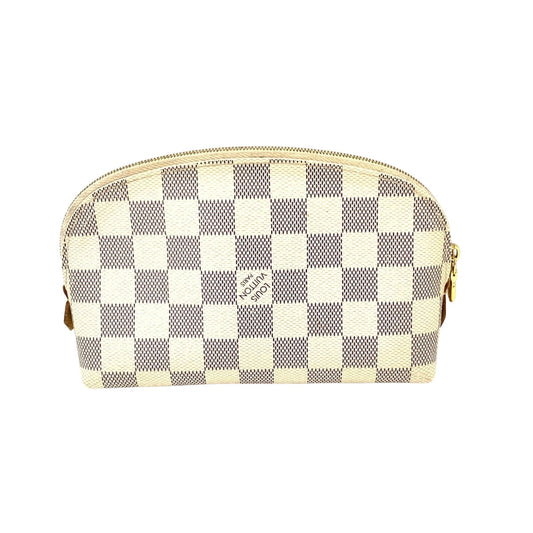 Louis Vuitton Cosmetic Pouch  Canvas Clutch Bag