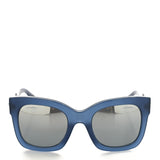 Amelia Acetate Mirror CC Square Fall Sunglasses 5357-A Blue